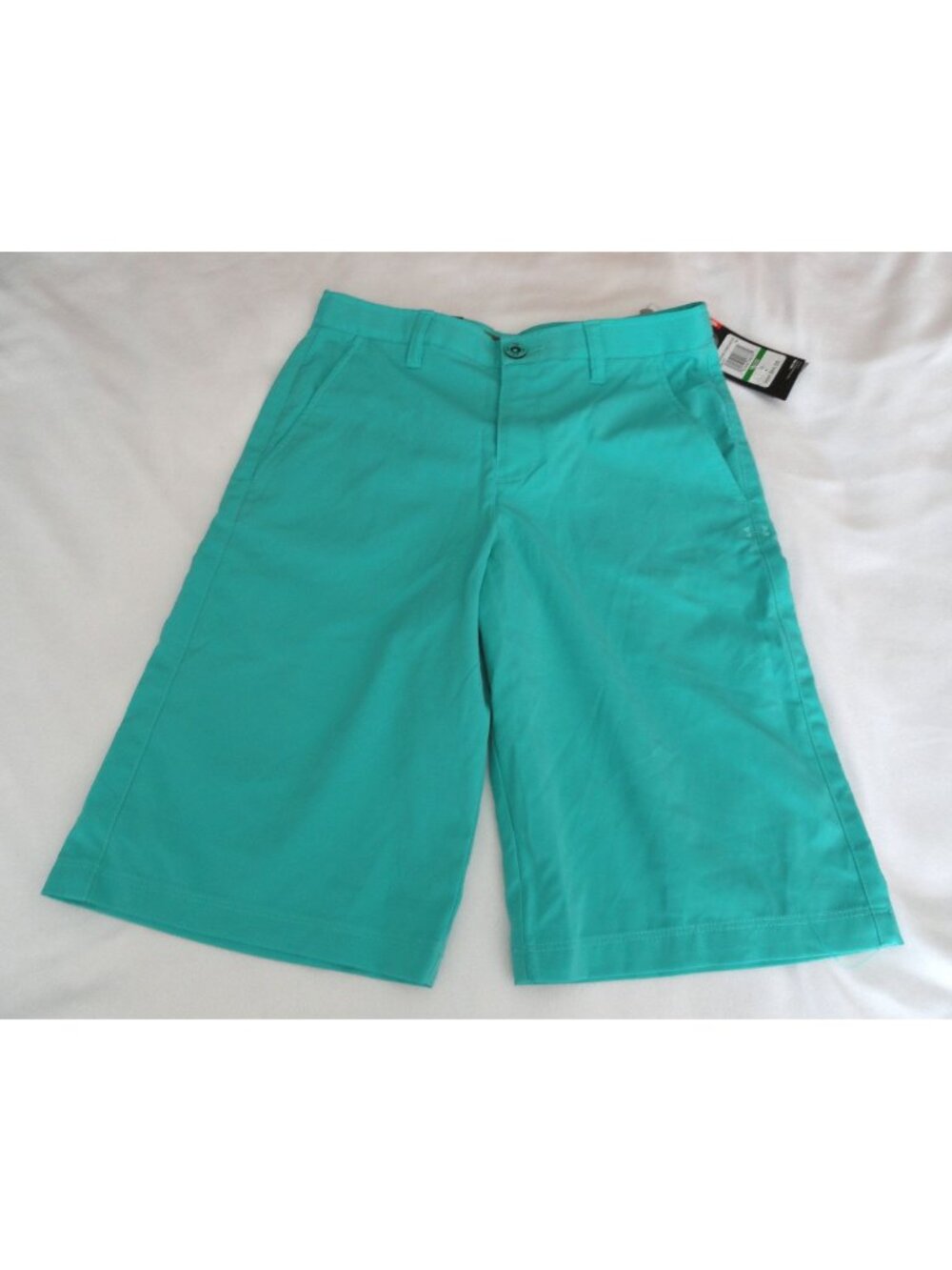 NEW! Under Armour Turquoise Adjustable Waist Short - Boys Size L Large